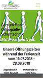 Mobile Screenshot of orthopaedie-moch.de